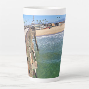 View from the Pier, Newport Beach, California Latte Mug
