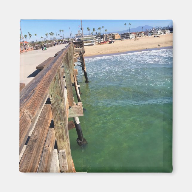View from the Pier, Newport Beach, California Magnet (Front)