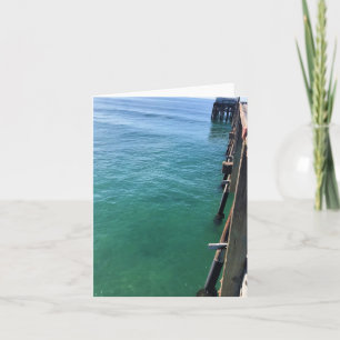 View from the Pier, Newport Beach, California Thank You Card