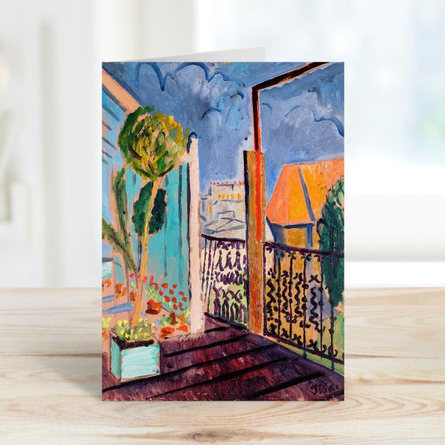 View from the Studio Window | Isaac Grünewald Card (Creator Uploaded)