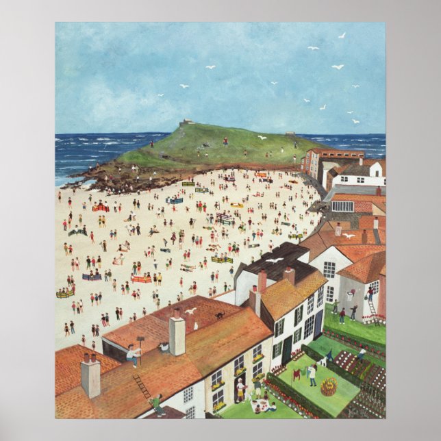 View from the Tate Gallery St. Ives Poster (Front)