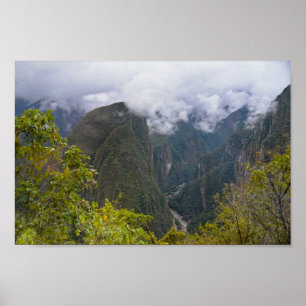View from the Train to Machu Picchu, Peru Poster