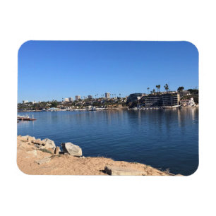 View from the Wedge, Newport Beach, California Magnet