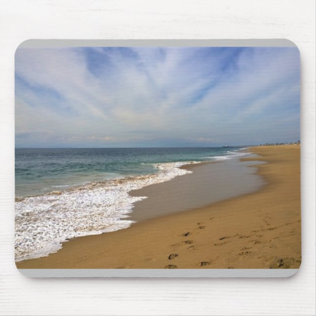 View from the Wedge, Newport Beach, California Mouse Pad (Front)
