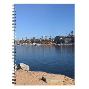 View from the Wedge, Newport Beach, California Notebook