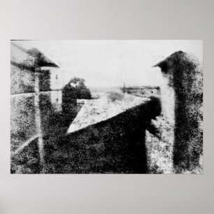 View from the Window at Le Gras, Joseph Niepce Poster