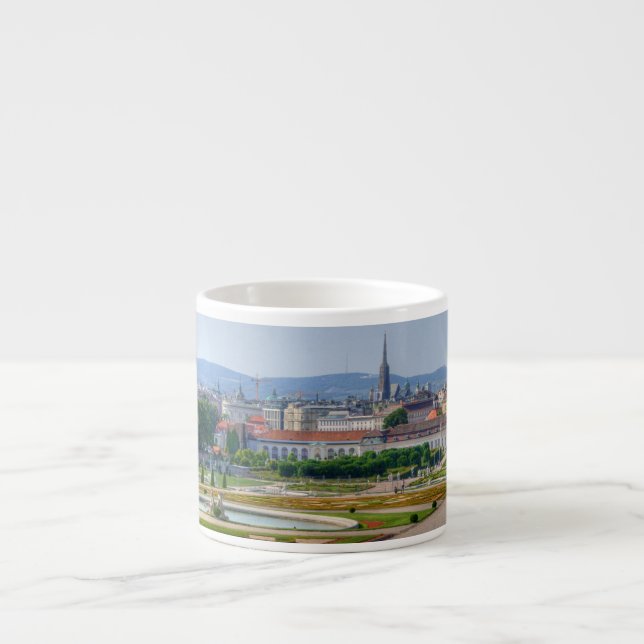 View From Upper Belvedere Espresso Cup (Front)