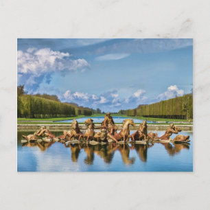 View From Versailles, France, Postcard