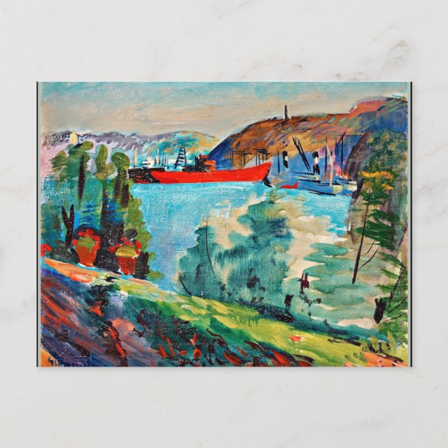 View from Waldemarsudde over Kvarnholmen Postcard (Front)