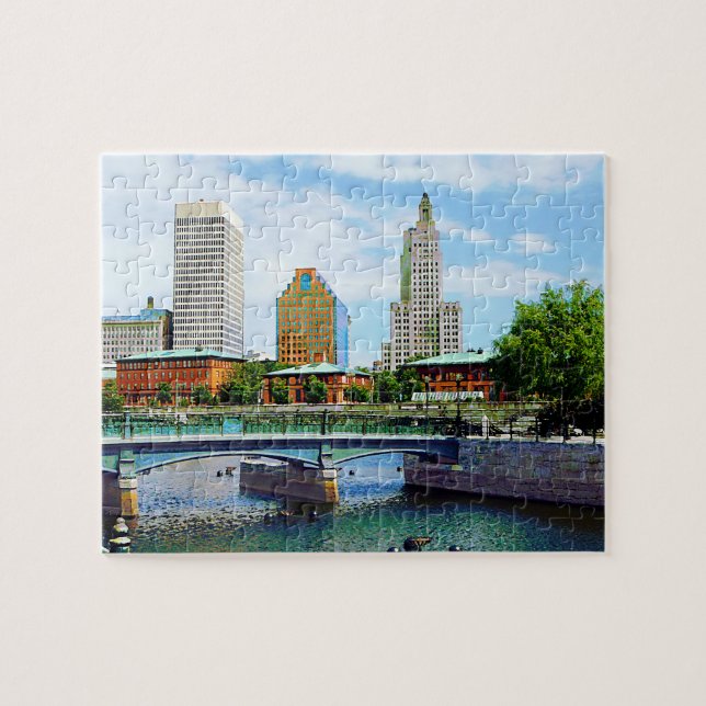 View from Waterplace Park, Providence, RI Jigsaw Puzzle (Horizontal)