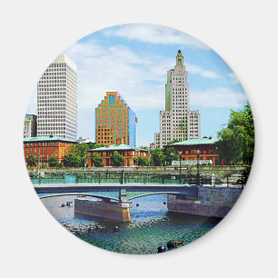 View from Waterplace Park, Providence, RI Magnet