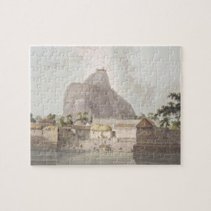 View in the Fort of Trichinopoly, plate 47 from 'O Jigsaw Puzzle