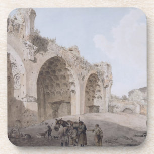 View in the Roman Forum (The Temple of Peace) 1779 Coaster