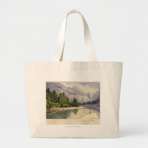 View in Yo-Semite Valley California Large Tote Bag