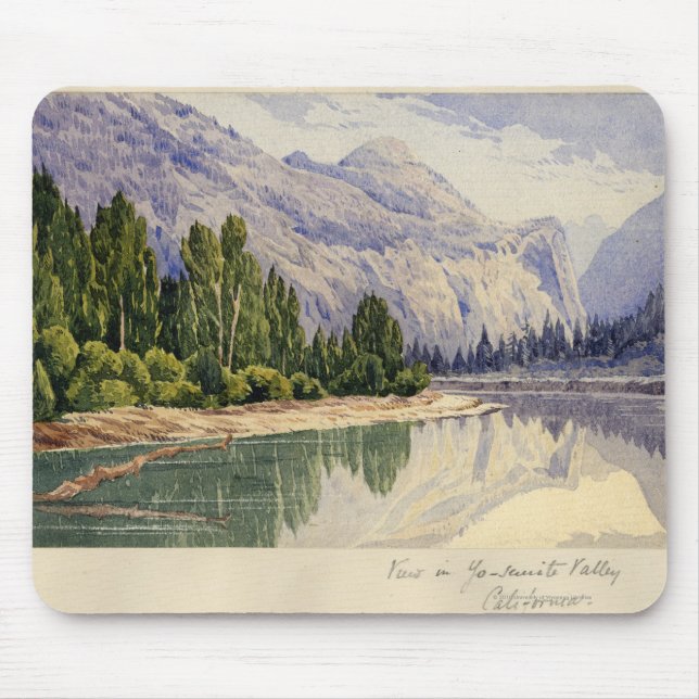 View in Yo-Semite Valley California Mouse Pad (Front)