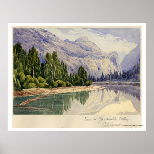 View in Yo-Semite Valley California Poster