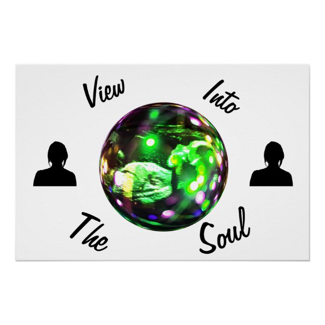 View Into The Soul - Ultrasound Baby Version Poster (Front)