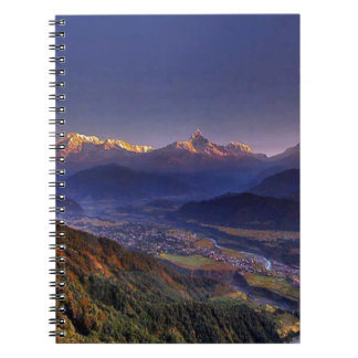 View Landscape : HIMALAYA POKHARA NEPAL Notebook