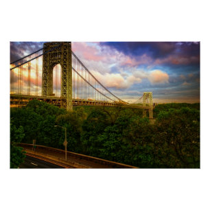 View looking South - West from Manhattan Poster