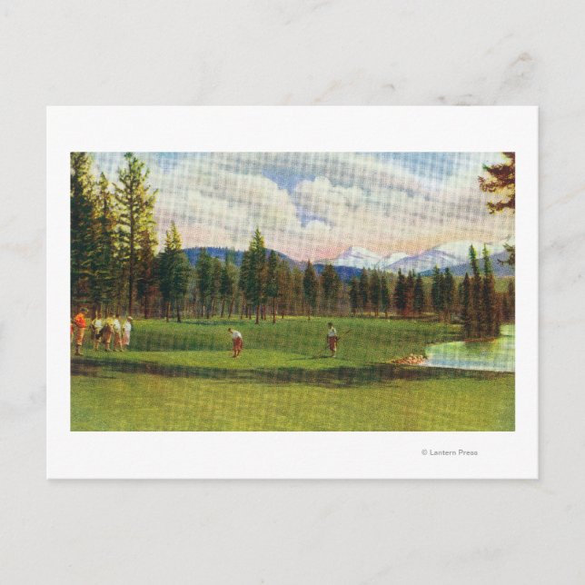 View of 14th Green Postcard (Front)