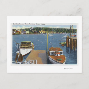 View of a Boat Landing and the Shore Postcard