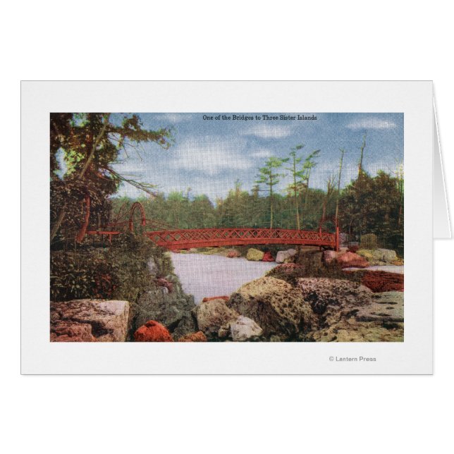 View of a Bridge to the Three Sister Islands (Front Horizontal)