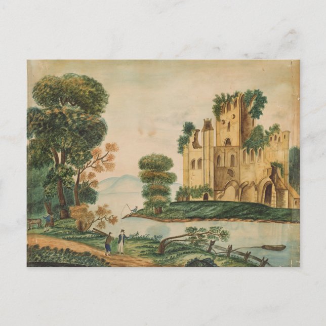 View of a Castle Postcard (Front)