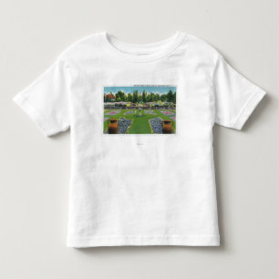 View of a Chautauqua Lake Estate Gardens Toddler T-Shirt