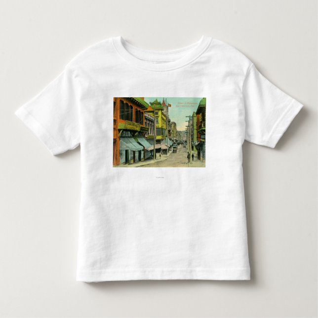 View of a Chinatown Street Toddler T-Shirt (Front)