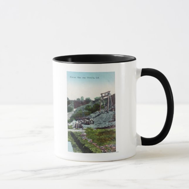View of a Diamond MineOroville, CA Mug (Right)