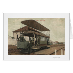 View of a Double Decker Cable Car