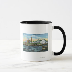 View of a Fish Hatchery, Lobster Rearing Mug