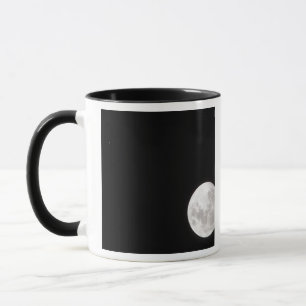 View of a full Moon, also shows Mars Mug