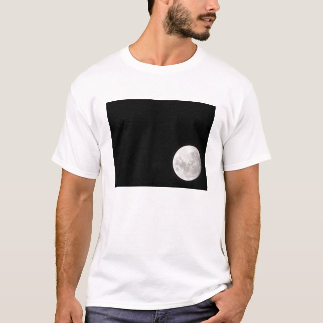 View of a full Moon, also shows Mars T-Shirt (Front)
