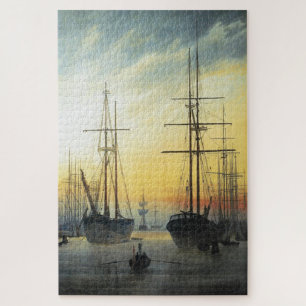 View of a Harbour – Caspar David Friedrich Jigsaw Puzzle