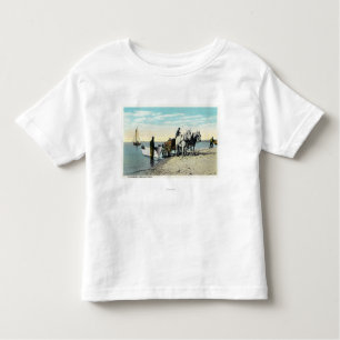 View of a Horse Cart Pulling in a Boat Toddler T-Shirt