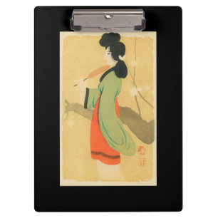 View of a Japanese Woman in ParisParis, France Clipboard