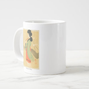 View of a Japanese Woman in ParisParis, France Large Coffee Mug