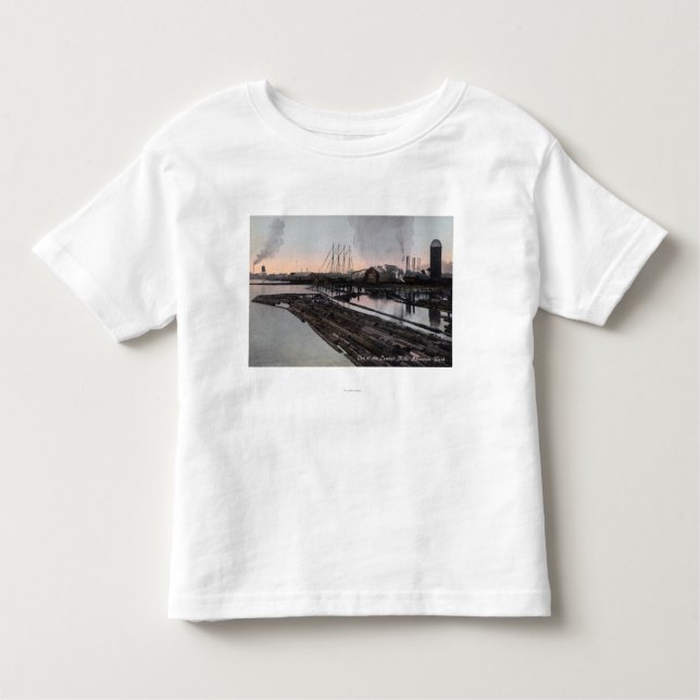 View of a Lumber Mill Toddler T-Shirt (Front)
