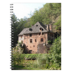 View of a manor house (photo) notebook