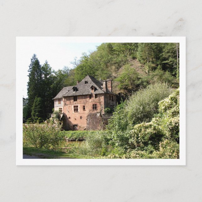 View of a manor house (photo) postcard (Front)