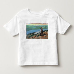 View of a Park Ranger and Boys Looking West Toddler T-Shirt