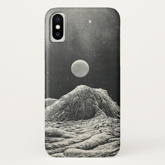 View of a Planet from the Moon Case-Mate iPhone Case (Back)
