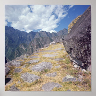 View of a precipice poster