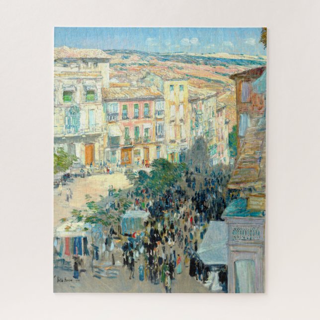 View of a Southern French City by Childe Hassam Jigsaw Puzzle (Vertical)