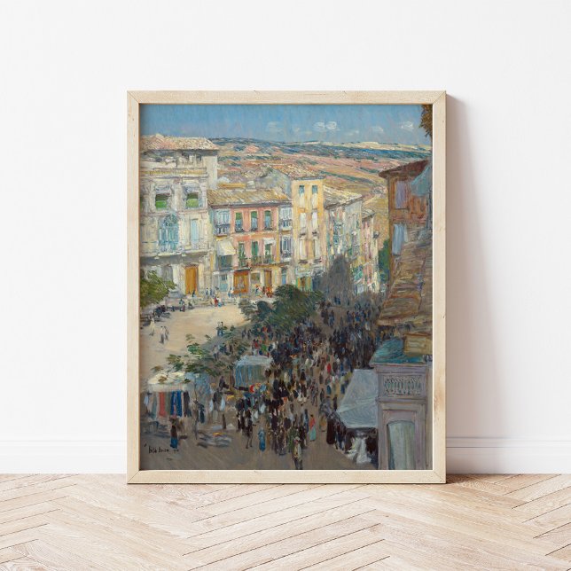 View of a Southern French City | Childe Hassam Poster (Creator Uploaded)