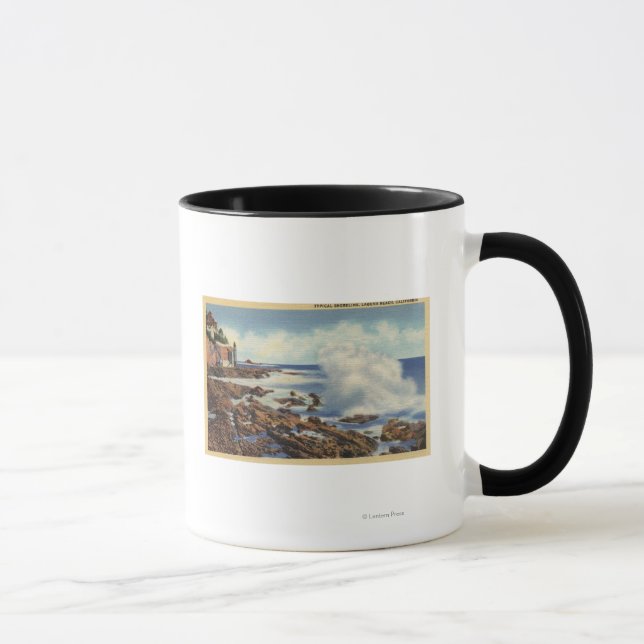 View of a Typical Shoreline Mug (Right)