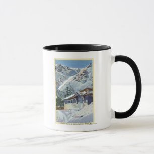View of a US Forest Service Ski Shelter Mug