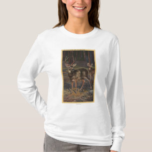 View of a Wild Buck & Doe T-Shirt