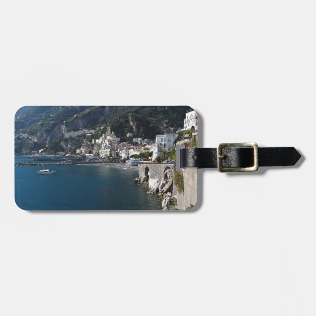 View of Amalfi coast Luggage Tag (Front Horizontal)
